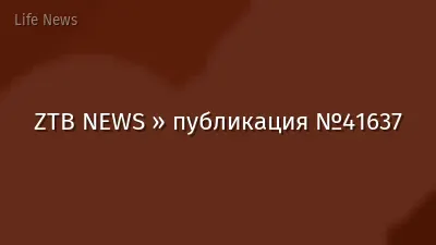ZTB NEWS » публикация №41637