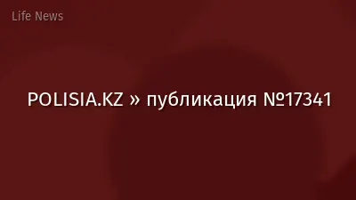 POLISIA.KZ » публикация №17341