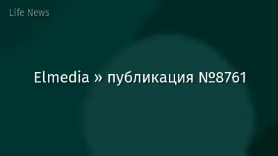 Elmedia » публикация №8761