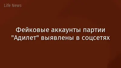 Фейковые аккаунты партии "Адилет" выявлены в соцсетях