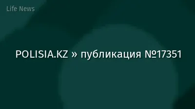 POLISIA.KZ » публикация №17351
