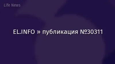 EL.INFO » публикация №30311