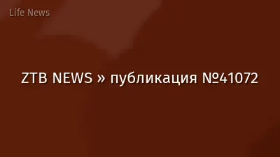 ZTB NEWS » публикация №41072