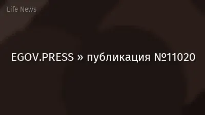 EGOV.PRESS » публикация №11020