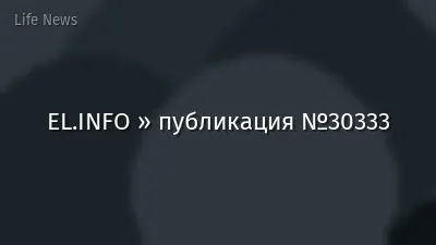EL.INFO » публикация №30333