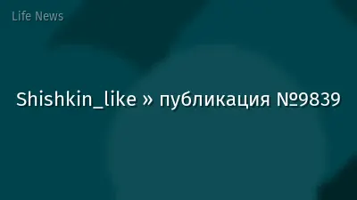 Shishkin_like » публикация №9839