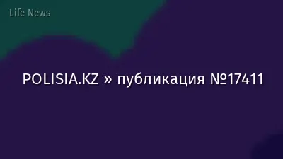POLISIA.KZ » публикация №17411