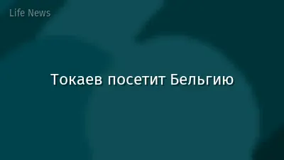 Токаев посетит Бельгию