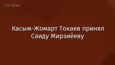 Касым-Жомарт Токаев принял Саиду Мирзиёеву