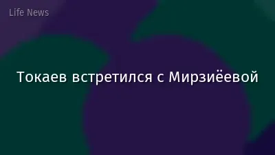 Токаев встретился с Мирзиёевой