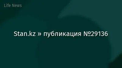 Stan.kz » публикация №29136
