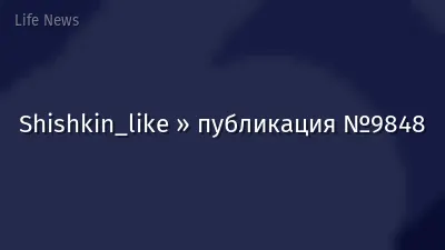 Shishkin_like » публикация №9848