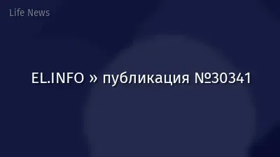 EL.INFO » публикация №30341