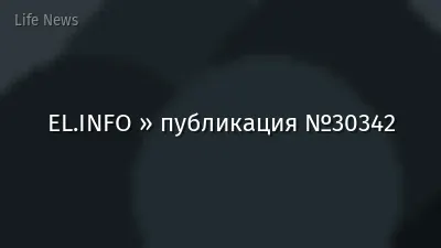 EL.INFO » публикация №30342