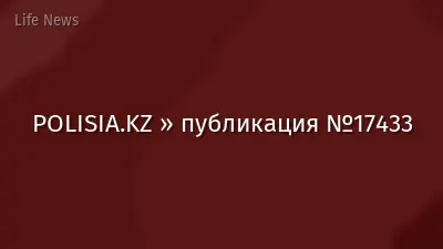 POLISIA.KZ » публикация №17433