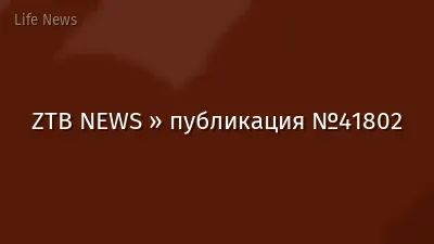 ZTB NEWS » публикация №41802