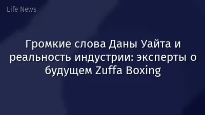 Громкие слова Даны Уайта и реальность индустрии: эксперты о будущем Zuffa Boxing