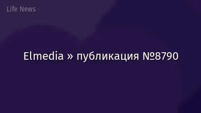 Elmedia » публикация №8790