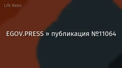 EGOV.PRESS » публикация №11064
