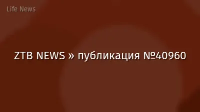 ZTB NEWS » публикация №40960