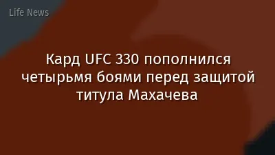 Кард UFC 330 пополнился четырьмя боями перед защитой титула Махачева