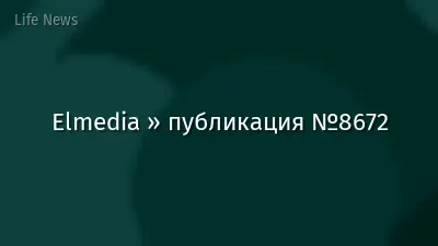 Elmedia » публикация №8672