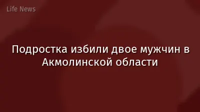 Подростка избили двое мужчин в Акмолинской области