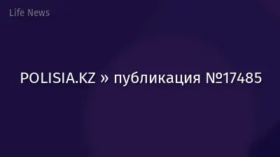 POLISIA.KZ » публикация №17485