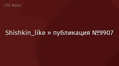 Shishkin_like » публикация №9907