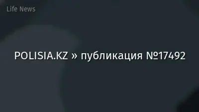 POLISIA.KZ » публикация №17492