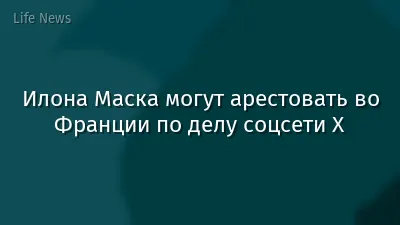 Илона Маска могут арестовать во Франции по делу соцсети X