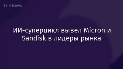ИИ-суперцикл вывел Micron и Sandisk в лидеры рынка