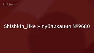 Shishkin_like » публикация №9680