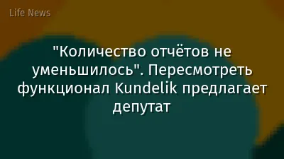 "Количество отчётов не уменьшилось". Пересмотреть функционал Kundelik предлагает депутат