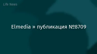 Elmedia » публикация №8709