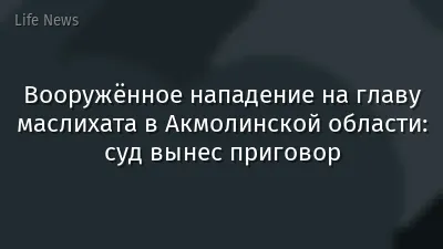 Вооружённое нападение на главу маслихата в Акмолинской области: суд вынес приговор