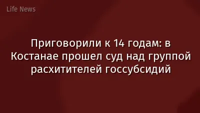 Приговорили к 14 годам: в Костанае прошел суд над группой расхитителей госсубсидий