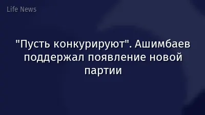 "Пусть конкурируют". Ашимбаев поддержал появление новой партии