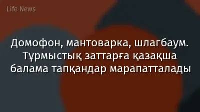 Домофон, мантоварка, шлагбаум. Тұрмыстық заттарға қазақша балама тапқандар марапатталады