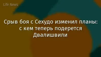 Срыв боя с Сехудо изменил планы: с кем теперь подерется Двалишвили