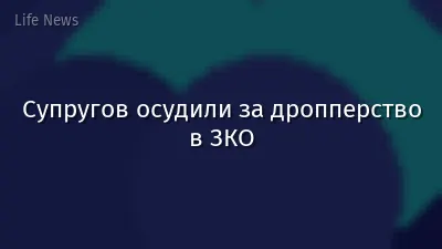 Супругов осудили за дропперство в ЗКО