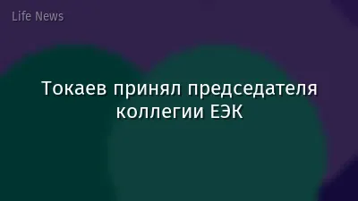 Токаев принял председателя коллегии ЕЭК