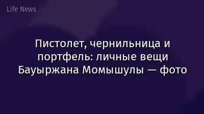 Пистолет, чернильница и портфель: личные вещи Бауыржана Момышулы — фото