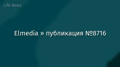 Elmedia » публикация №8716