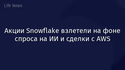 Акции Snowflake взлетели на фоне спроса на ИИ и сделки с AWS