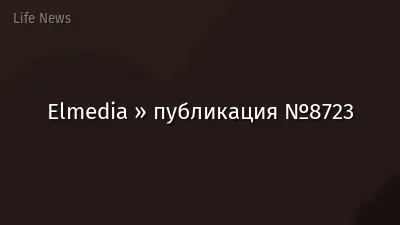 Elmedia » публикация №8723
