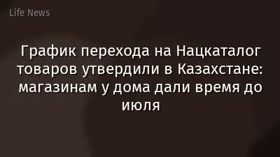 График перехода на Нацкаталог товаров утвердили в Казахстане: магазинам у дома дали время до июля