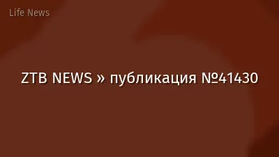 ZTB NEWS » публикация №41430