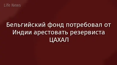 Бельгийский фонд потребовал от Индии арестовать резервиста ЦАХАЛ