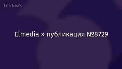 Elmedia » публикация №8729